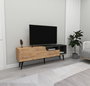 Hanah Home Soporte TV Atlantic Pine Anthracite 150cm Ancho x 49.6cm Alto x 29.6cm Profundo